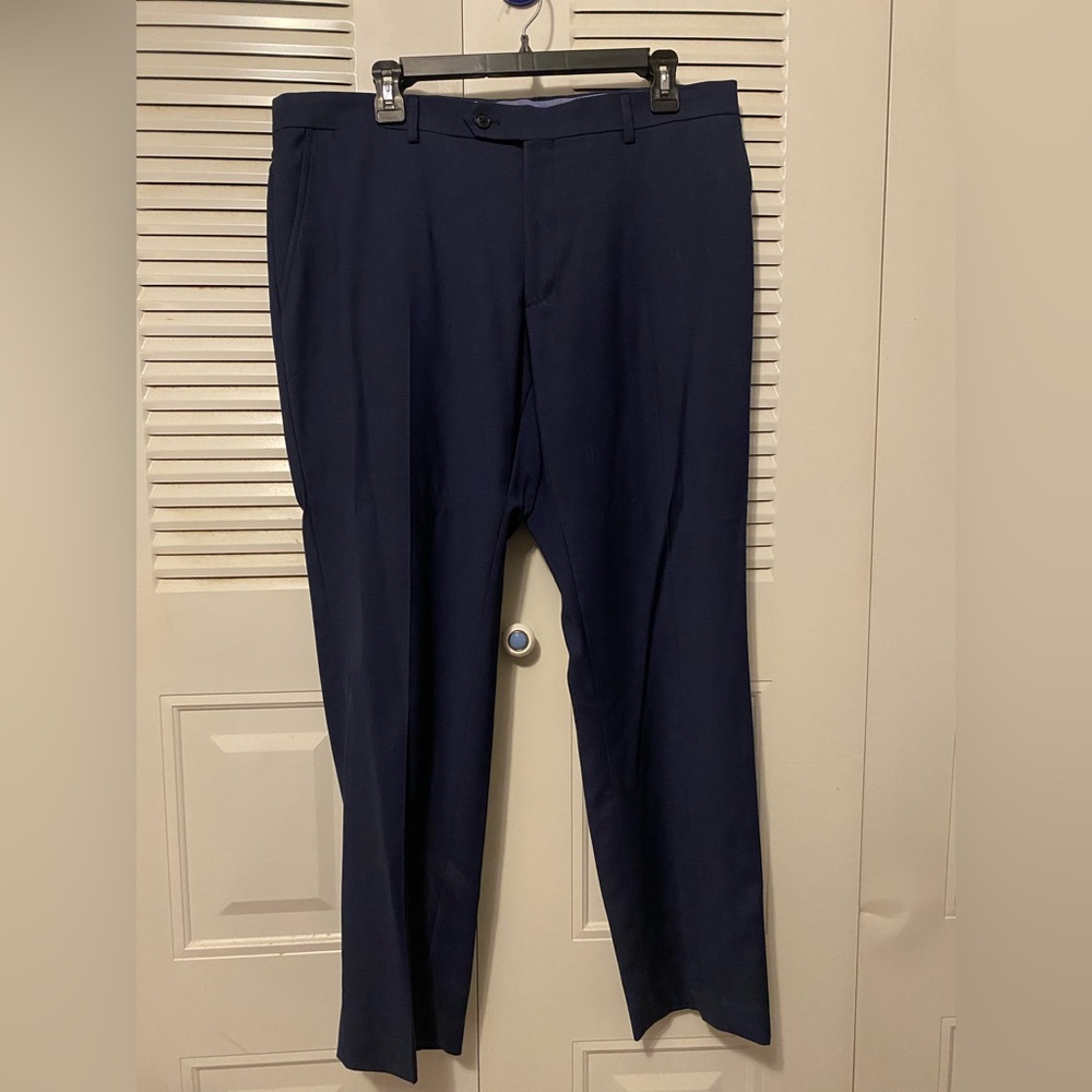 Tommy Hilfiger Men's Dark Blue Dress Pants